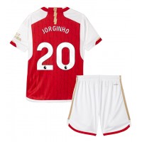 Fotbalové Dres Arsenal Jorginho Frello #20 Dětské Domácí 2023-24 Krátký Rukáv (+ trenýrky)